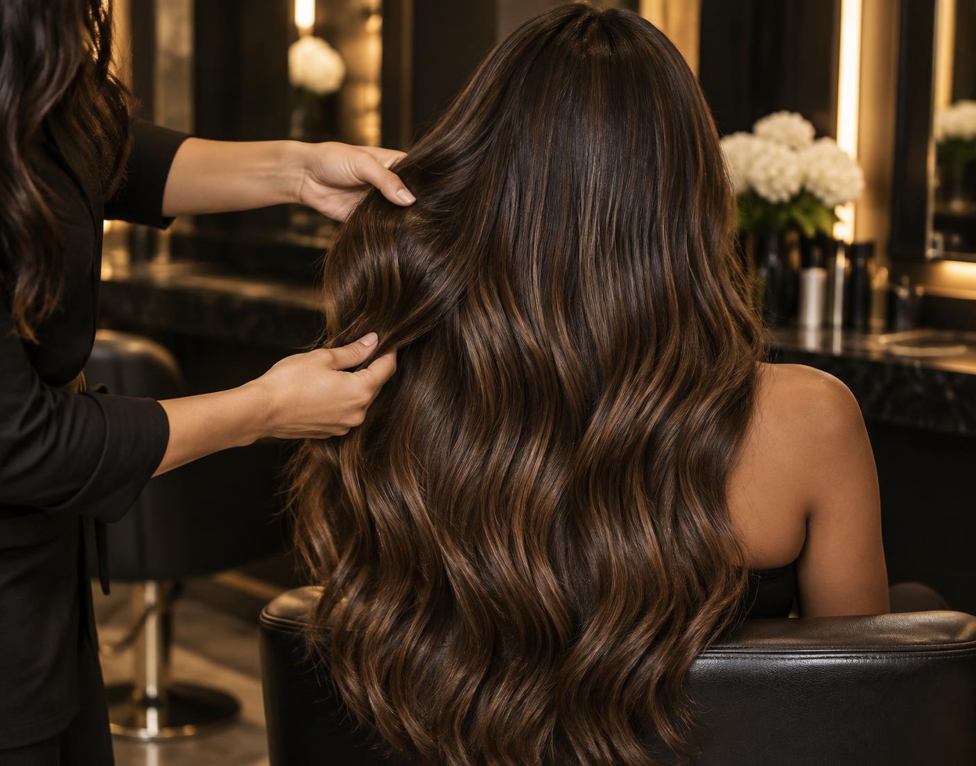 Hair Extensions services at Elegance Salon & Spa